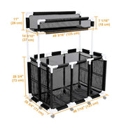 Yescom Replacement Mesh for Stable Pool Toy Storage - PVC Image