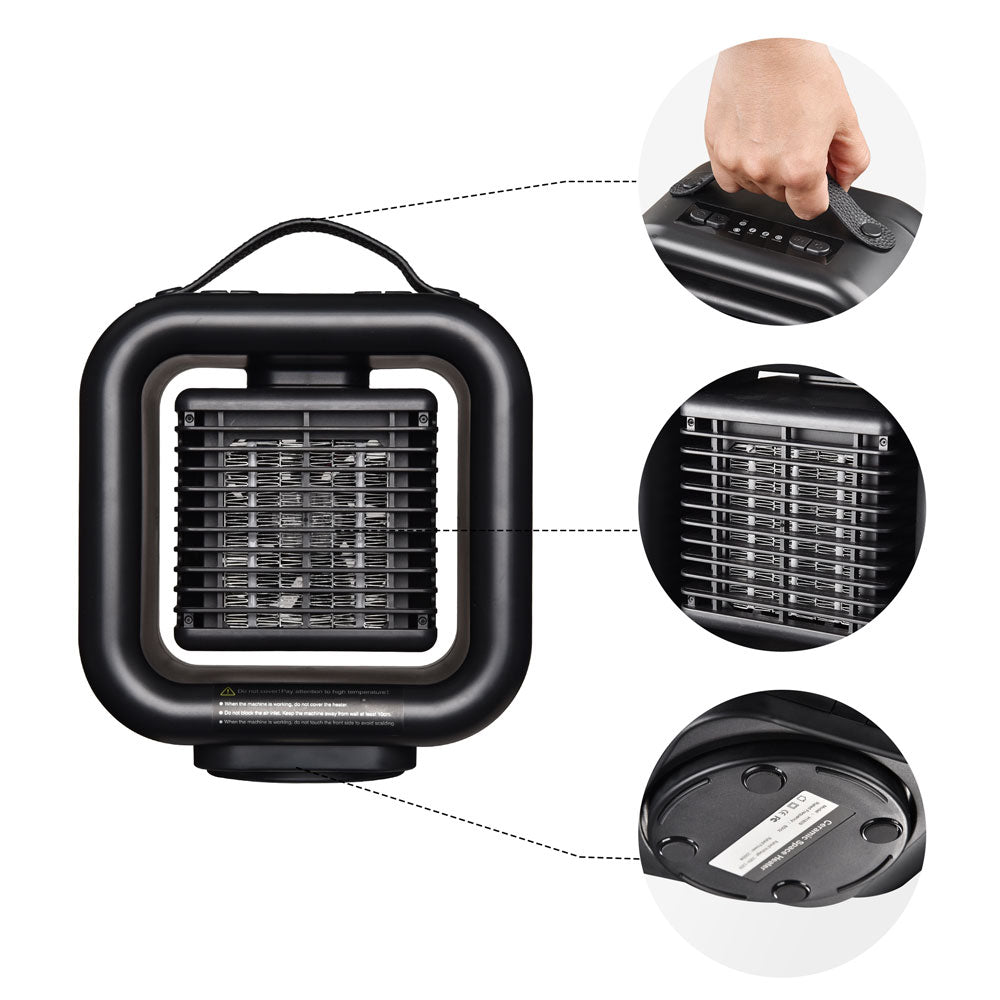 Yescom Portable Fan & Space Heater 1000w Image