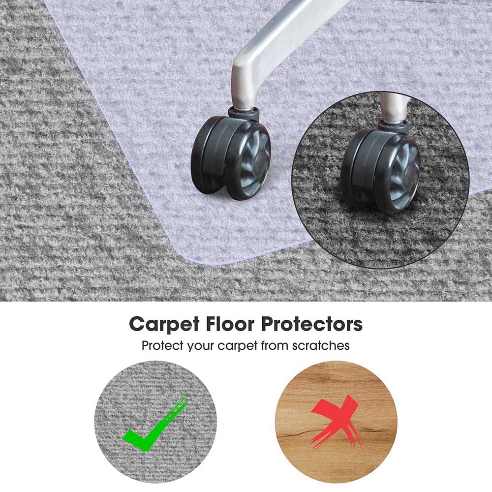 Yescom 48x36 Office Chair Mat for Carpet with Lip Image