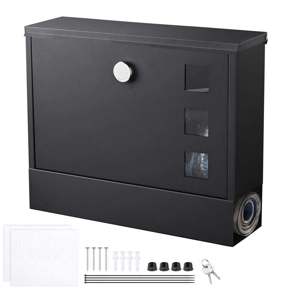 Yescom Lockable Mailbox Wall Mount 14x12x4 in Image
