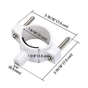 Yescom 10x Drain Saddle Clamp with 1/4" Quick Connect Fitting Image
