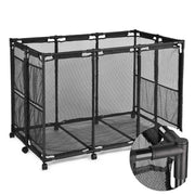 Yescom Pool Toy Storage Bin Mesh Rolling Cart - Steel Image