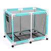 Yescom Stable PVC Pool Toy Storage Bin Mesh Rolling Cart
