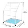 Yescom Pool Towel Rack Hot Tub PVC Drying Rack