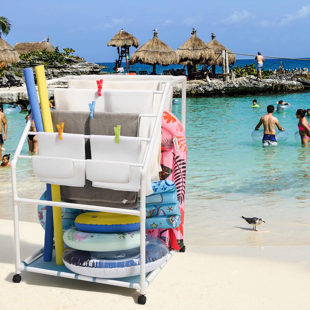 Pool Drying Racks Yescom Pool Towel Rack Hot Tub PVC Drying Rack