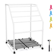 Yescom Pool Towel Rack Hot Tub PVC Drying Rack, White Image