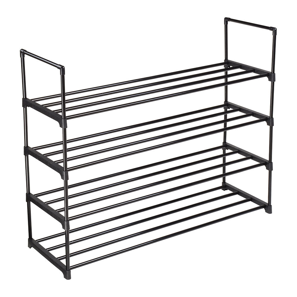 Yescom 4 Tiers 20 Pairs (35x12x29) Metal Shoe Rack Stackable Shelf Image