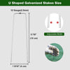 Yescom Galvanized Landscape Staples 6" U-Shaped Artificial Turf Pins