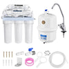 Yescom 5-Stage Water Filter System 50 GPD Reverse Osmosis Filtration