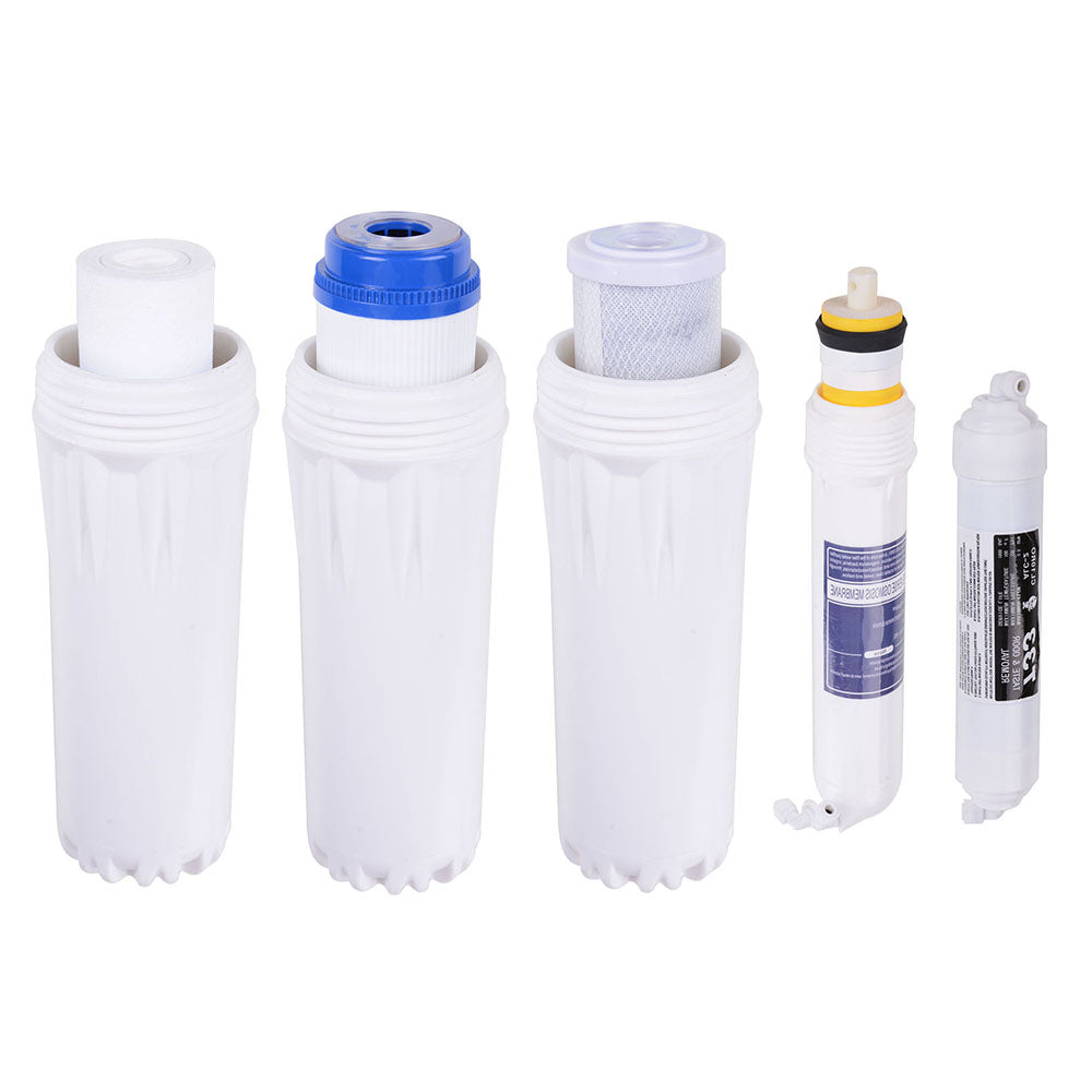 Yescom 5-Stage Water Filter System 50 GPD Reverse Osmosis Filtration Image