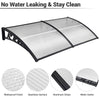 Yescom Door & Window Poly Awning Canopy 80"x40"