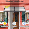 Yescom Door & Window Poly Awning Canopy 80"x40"