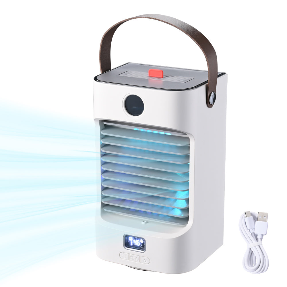Yescom Portable Evaporative Air Cooler Mist Humidifier with Light Image
