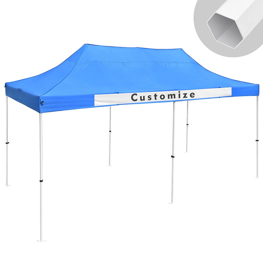 Yescom 10x20 ft Pop Up Canopy Comml. Instant Tent CPAI-84, Blue Image
