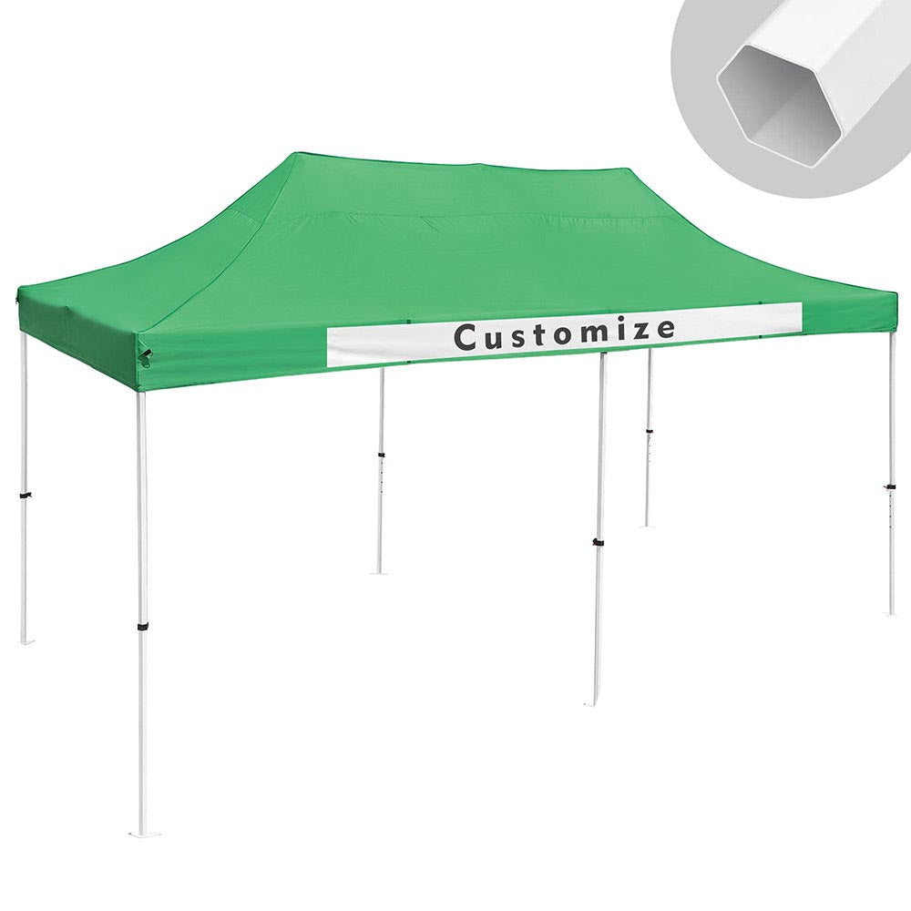 Yescom 10x20 ft Pop Up Canopy Comml. Instant Tent CPAI-84, Forest Green Image