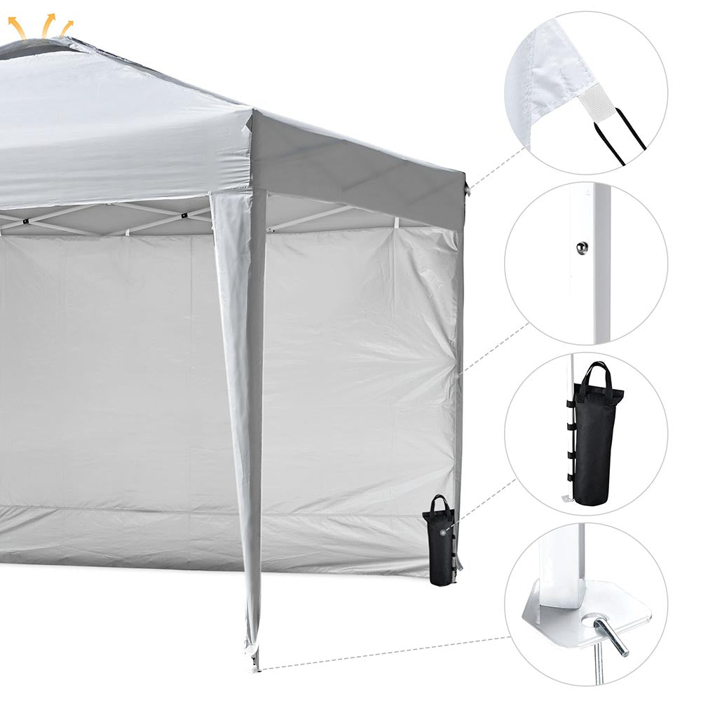 Yescom 10x10 Pop Up Canopy Tent with Weight Bags Air Vent