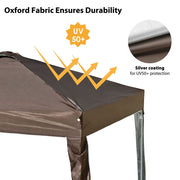 Yescom 10x10 Pop Up Canopy Tent with Weight Bags Air Vent Image