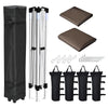 Yescom 10x10 Pop Up Canopy Tent with Weight Bags Air Vent
