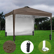 Yescom 10x10 Pop Up Canopy Tent with Weight Bags Air Vent Image