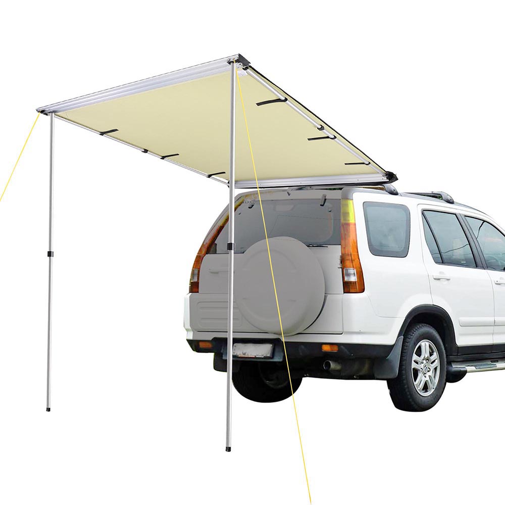 Yescom Car Awning 4' 7" x 6' 7" Vehicle Rooftop Side Tent Shade Image