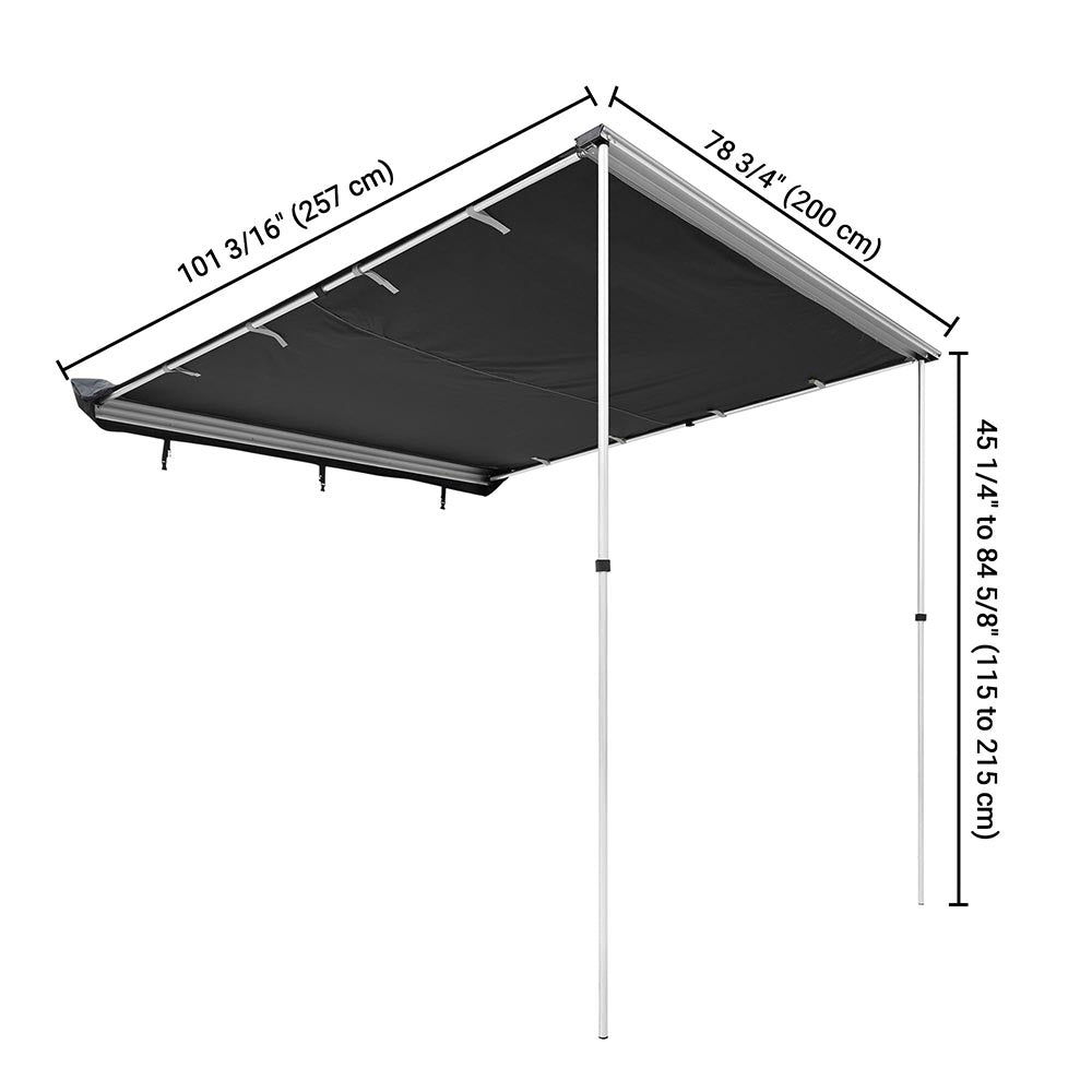 Side Awning アルミ製 サイズ200 Yescom Awning 6' 7