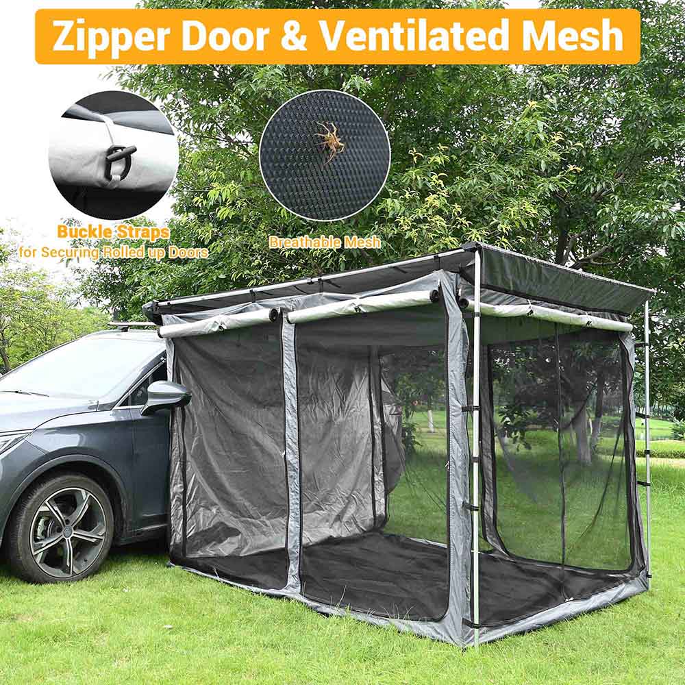 Yescom 8x8 Awning Room Screen Porch with Floor Image