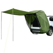 tailgate tents for cars Yescom Car Tent with Awning Shade & Net for Van SUV Tailgate