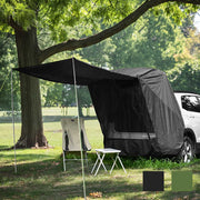 tailgate tents for cars Yescom Car Tent with Awning Shade & Net for Van SUV Tailgate
