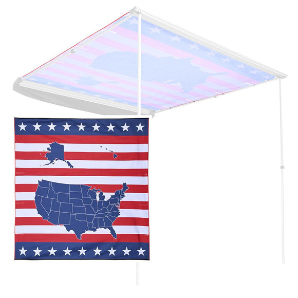 Yescom 7.5'x7.7' Vehicle Awning Canopy Replacement for Van Car SUV Image