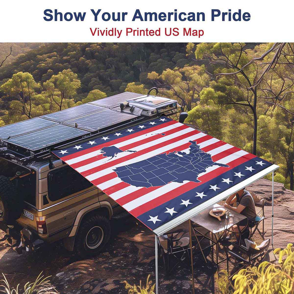 Yescom 7.5'x7.7' Vehicle Awning Canopy Replacement for Van Car SUV Image