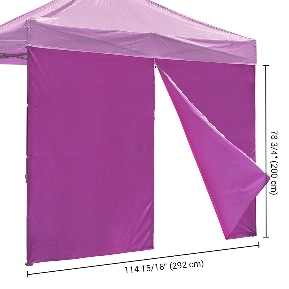 Yescom Canopy Tent Wall with Zip 1080D 9.6x6.7ft 1pc Image