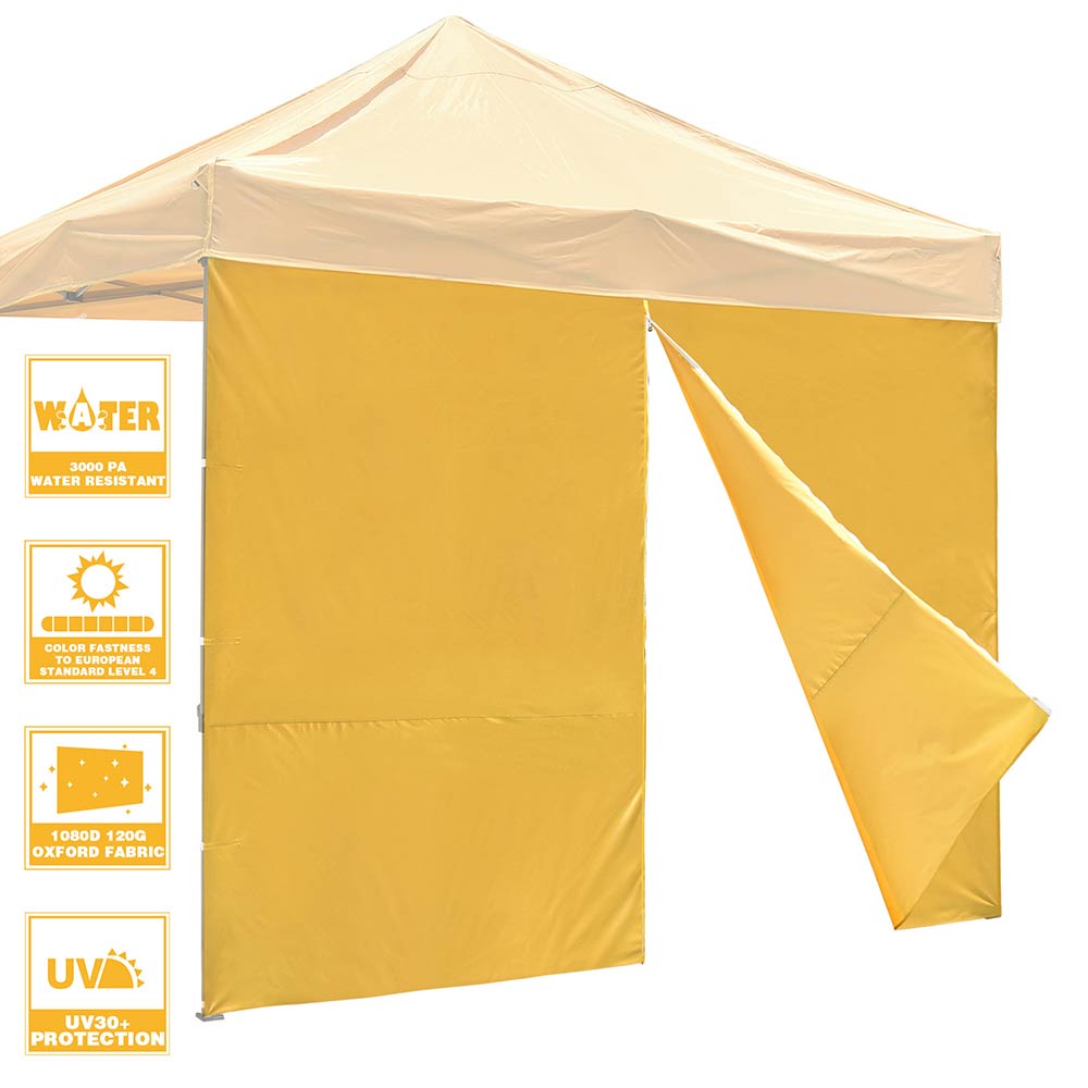 Yescom Canopy Tent Wall with Zip 1080D 10x7ft 1pc Image