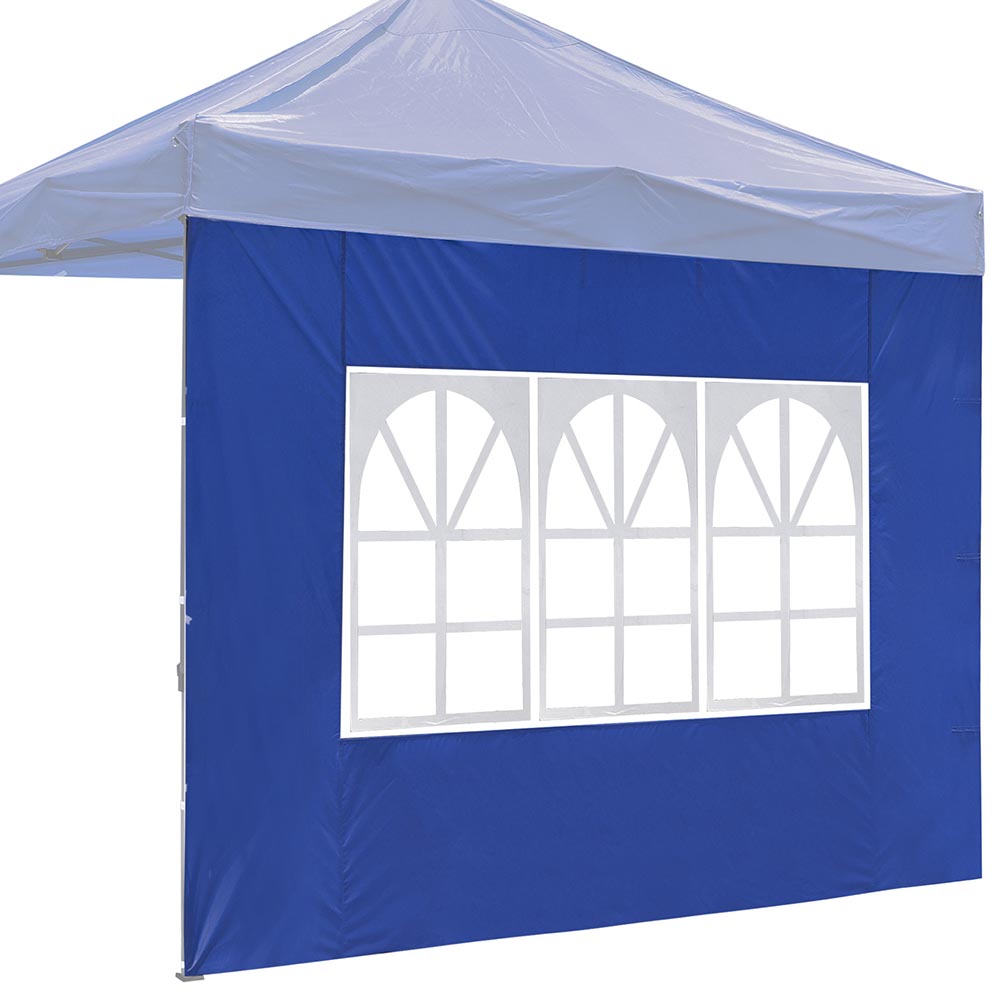 Yescom Canopy Tent Wall with Windows 1080D 9.6x6.7ft 1pc, Blue Image