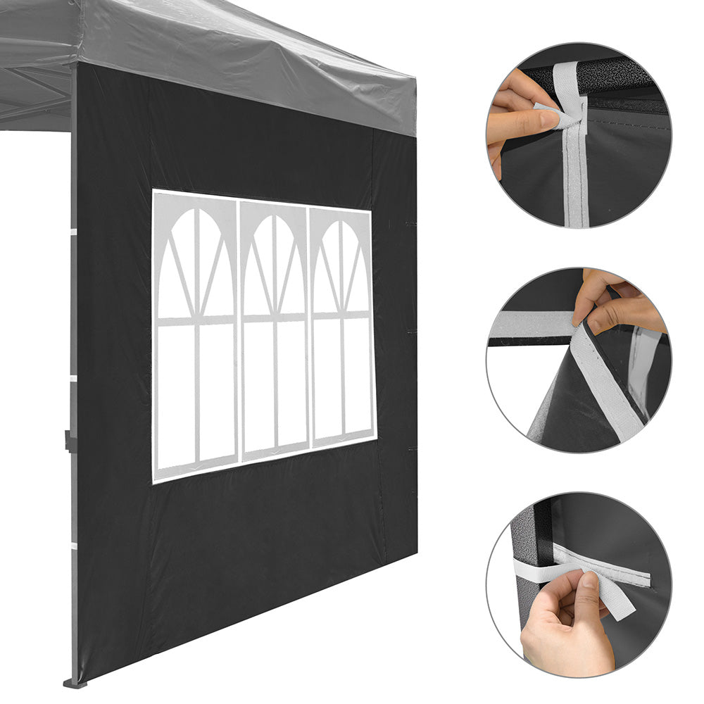 Yescom Canopy Tent Wall with Windows 1080D 9.6x6.7ft 1pc Image
