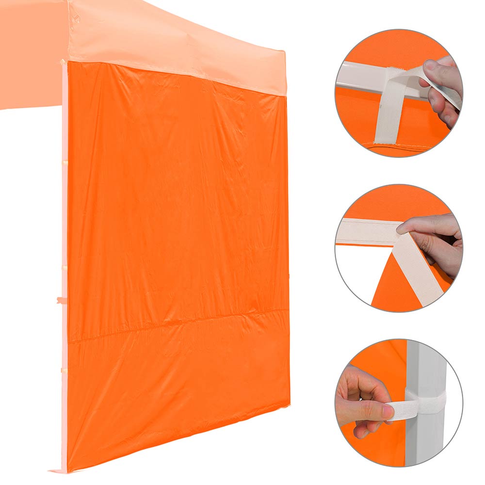 Yescom Canopy Tent Wall 10x7ft UV50+ CPAI-84, Orange Image