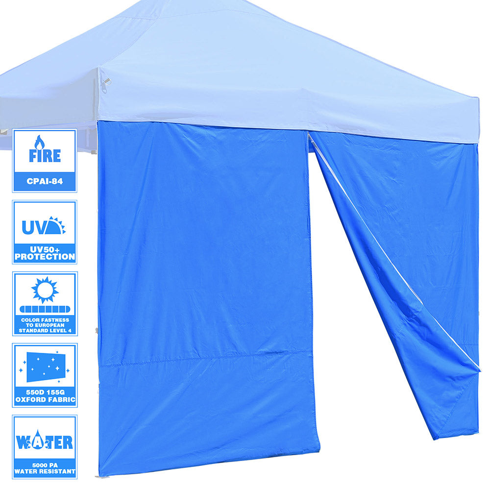 Yescom Canopy Tent Wall with Zip 10x7ft UV50+ CPAI-84 Image
