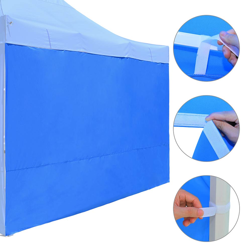 Yescom Canopy Tent Wall 15x7ft UV50+ CPAI-84, Blue Image