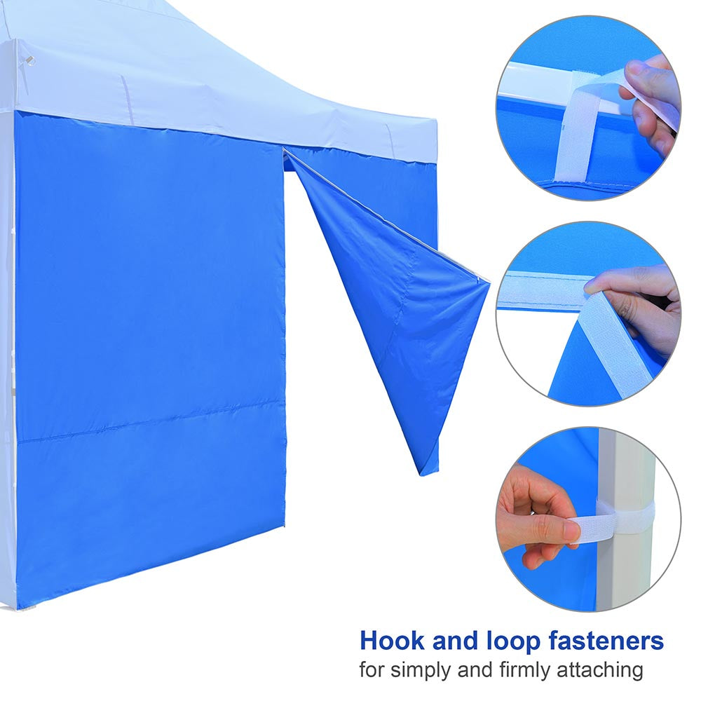 Yescom Canopy Tent Wall with Zip 15x7ft UV50+ CPAI-84 Image