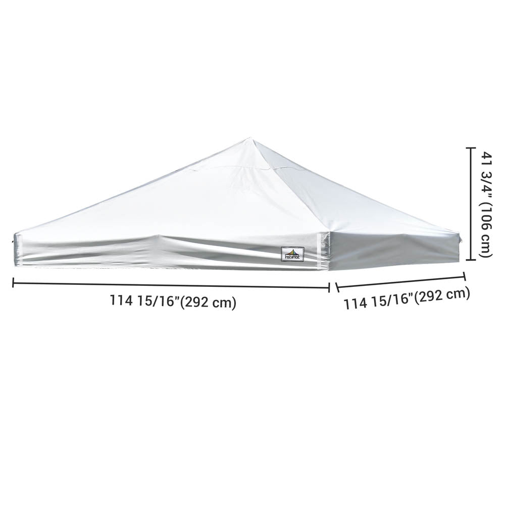 Yescom 10x10 Ez Pop Up Tent Canopy Top Replacement Cover (9.6'x9.6'), White Image