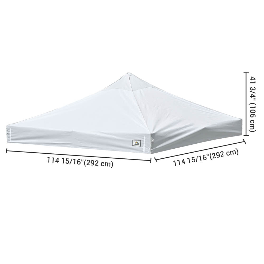 Yescom 10x10 Ez Pop Up Tent Canopy Top Replacement Cover (9.6'x9.6'), White Image