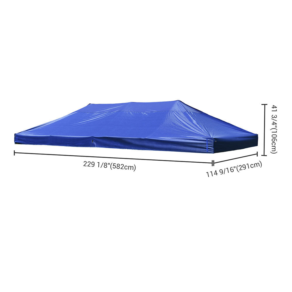 Yescom 10'x20' Ez Pop Up Tent Canopy Top Replacement (9.6'x19') Image