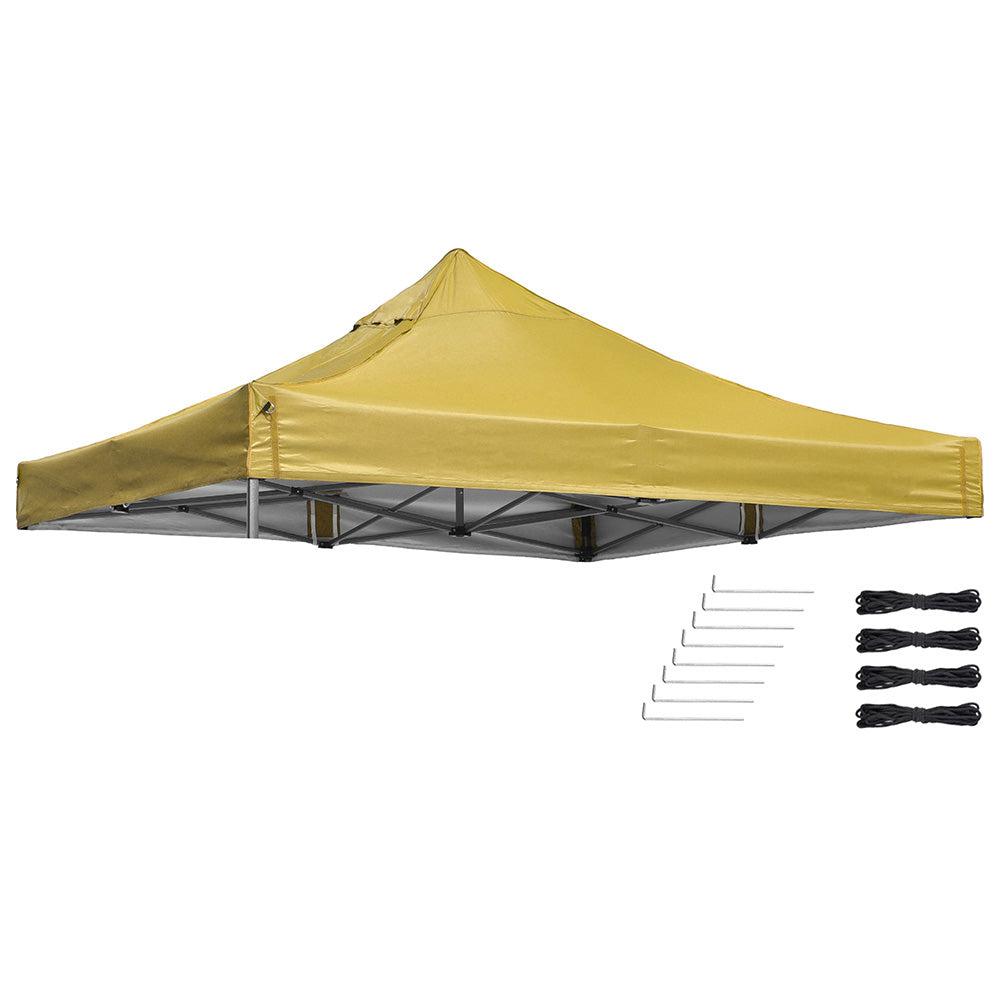 Yescom 10'x10' EZ Pop Up Canopy Replacement Air Vent (9.6'x9.6'), Mineral Yellow Image