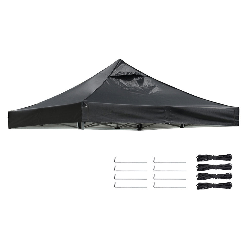 Yescom 10'x10' EZ Pop Up Canopy Replacement Air Vent (9.6'x9.6'), Black Image