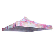 Yescom 10x10 Replacement Canopy Tie-dyed Pink (9.6'x9.6') Image