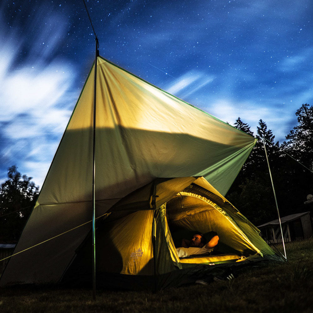 Yescom Camping Tarp Large Hammock Rain Fly 10x15ft UV50+ PU3,000mm Image