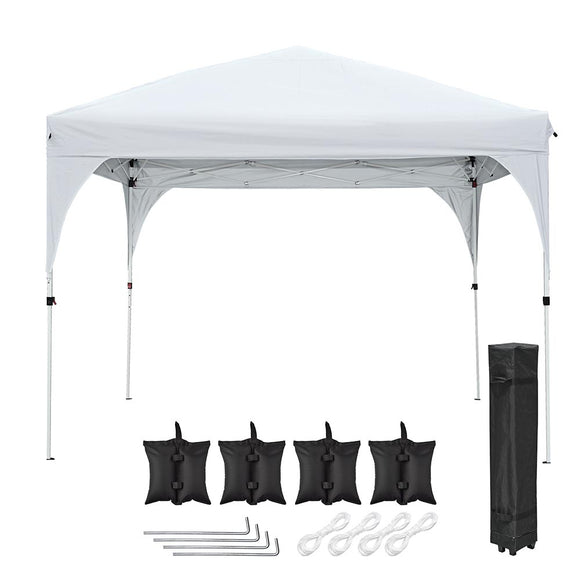 Yescom Ez Pop Up Canopy Tent 10'x10' Camping Shelter w/ Roller Bag Image