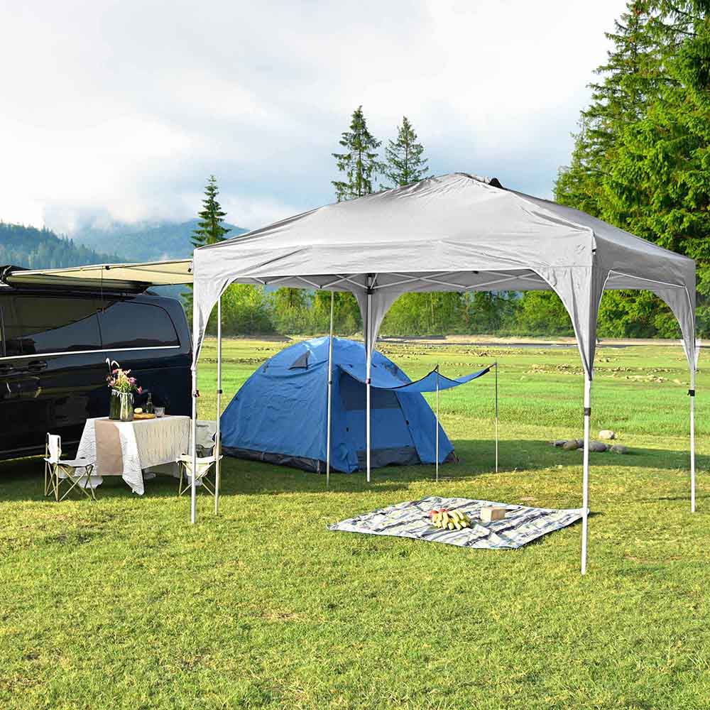Yescom Ez Pop Up Canopy Tent 10'x10' Camping Shelter w/ Roller Bag Image