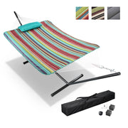 Yescom Double Hammock with Stand Net Underquilt Image