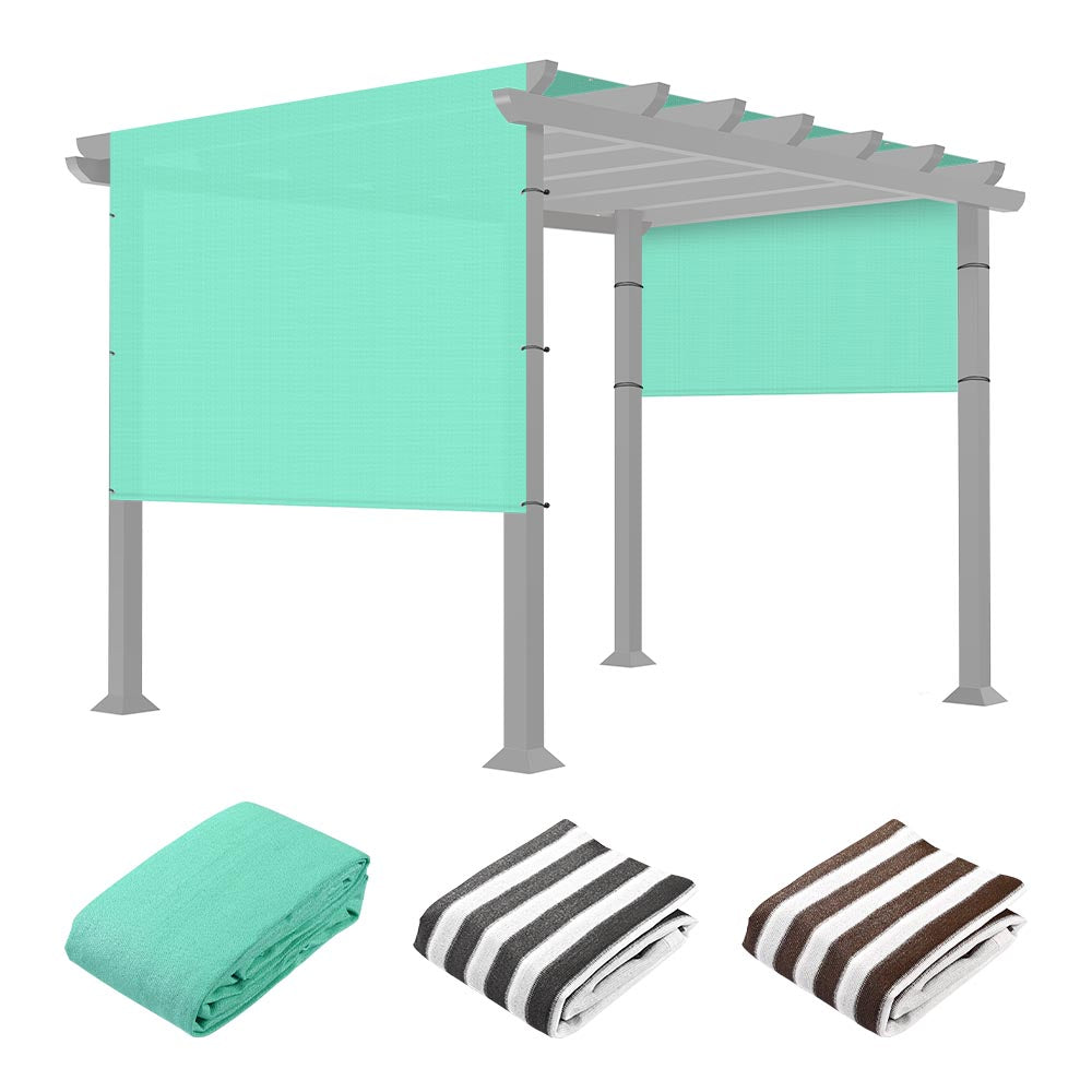Yescom 8'x16' Universal Pergola Canopy Cover Fabric with Rods
