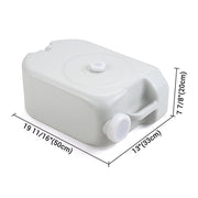 Yescom 6.3Gal Tote Waste Water Tank Travel Camping Image